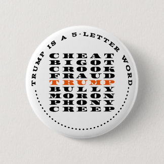 TRUMP IS A FIVE LETTER WORD BUTTON