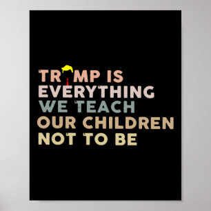 Trump Ist Alles, Was Wir Unseren Kindern Nicht Zu  Poster