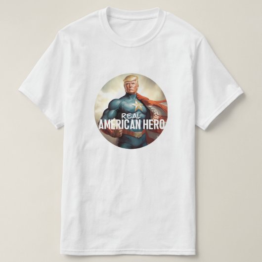 Trump ist der wahre Held T-Shirt (Design vorne)