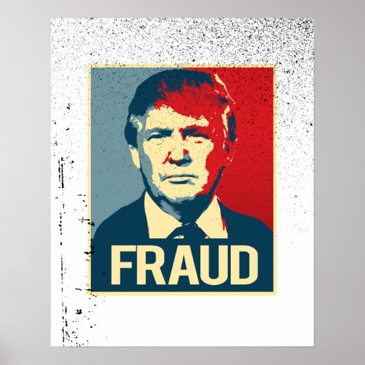 Trump ist ein Betrug -.png Poster (Vorne)