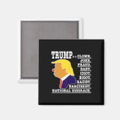 Trump ist ein Clown Magnet (Vorderseite/Rückseite)