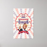 Trump ist ein Clown - Vintages Zirkusposter