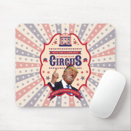 Trump ist ein Clown - Vintages Zirkusposter Mousepad