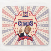 Trump ist ein Clown - Vintages Zirkusposter Mousepad (Vorne)