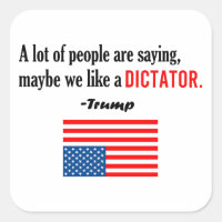 Trump ist ein Diktator in Amerika in Not