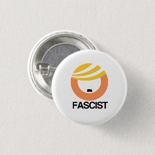 Trump ist ein Faschist Button