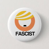 Trump ist ein Faschist Button (Vorderseite)