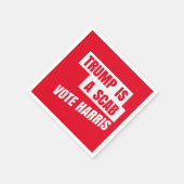 Trump ist ein Scab Trumps ein Scab Serviette (Ecke)