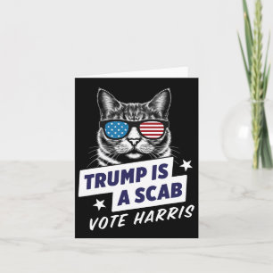 Trump ist ein Wahlsieger Harris 2024 Karte