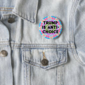 Trump ist gegen die Wahl Button (Beispiel)