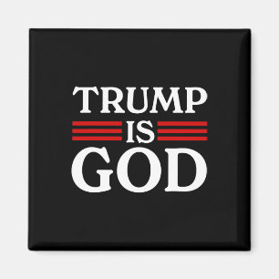 Trump ist Gott Lustig Trump ist Gott 2  Magnet