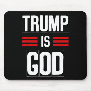 Trump ist Gott lustig Trump ist Gott 2 Mousepad