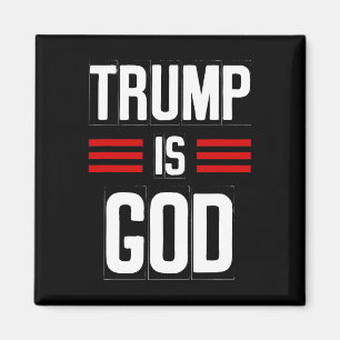 Trump ist Gott Lustig Trump ist Gott Magnet
