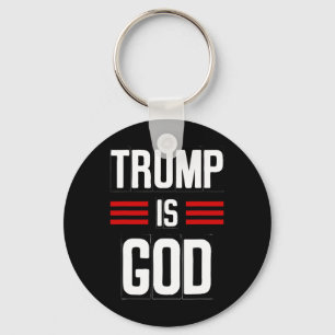 Trump ist Gott Lustig Trump ist Gott Schlüsselanhänger