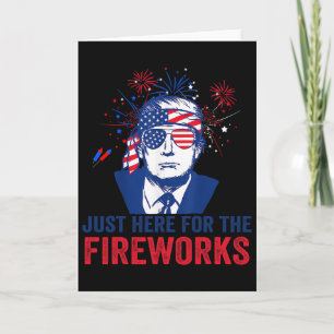 Trump ist hier nur wegen des Feuerwerks Lustiger v Karte