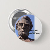 Trump ist kein ehrlicher Abe Button (Vorne & Hinten)