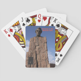 Trump ist kein ehrlicher Abe, der Karten spielt Spielkarten