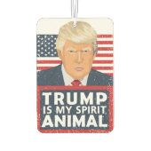 Trump ist mein Geist-Tier-Funny Autolufterfrischer (Rückseite)