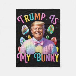 Trump Ist Mein Hase Frühlingssuche Eier Machen Ost Fleecedecke