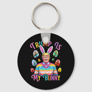 Trump Ist Mein Hase Frühlingssuche Eier Machen Ost Schlüsselanhänger
