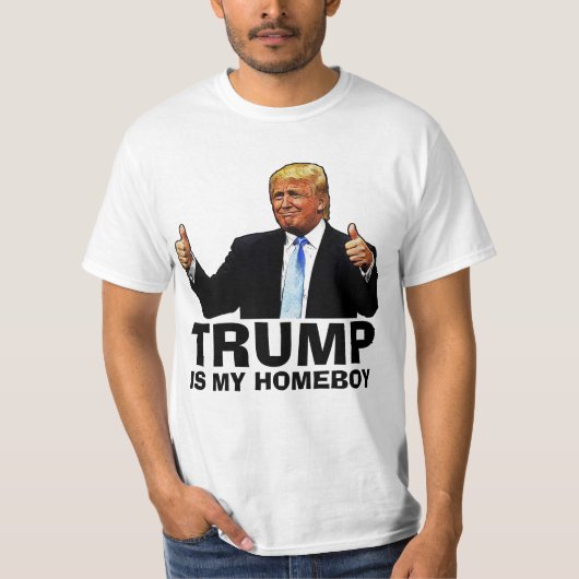 TRUMP IST MEIN HOMEBOY 2024-T - Shirt (Vorderseite)