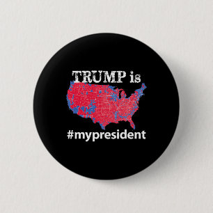 Trump Ist Mein Präsident Hashtag Usa Wahl 2016 Ma Button