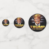 Trump ist mein Präsident Konfetti (Vorderseiten)