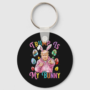Trump ist mein sonniger Frühlingsjäger und macht O Schlüsselanhänger