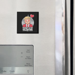 Trump ist mein Valentin Retro Valentinstag Magnet
