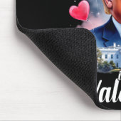 Trump ist mein Valentine Funny Patriotic Valentine Mousepad (Ecke)