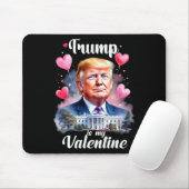 Trump ist mein Valentine Funny Patriotic Valentine Mousepad (Mit Mouse)