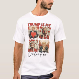 Trump ist mein Valentine Funny Trump Valentine Ret T-Shirt