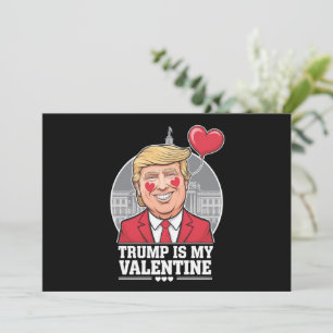 Trump ist mein Valentine Retro-Valentinstag Einladung