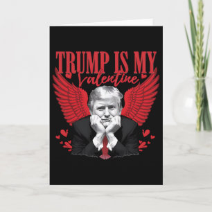 Trump ist mein Valentinstag Lustiger Valentinstag  Karte