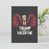 Trump ist mein Valentinstag-Maga Dankeskarte (Stehend Vorderseite)