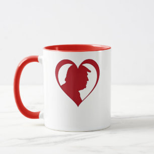 Trump ist mein Valentinstag Tasse