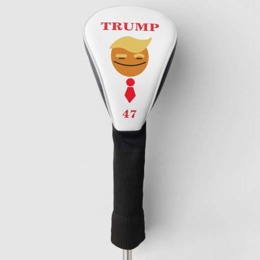 Trump ist mit Krawatte zufrieden, 47 Golf Headcover (Vorderseite)