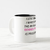 Trump ist Präsident Coffee Tasse (Vorderseite Links)