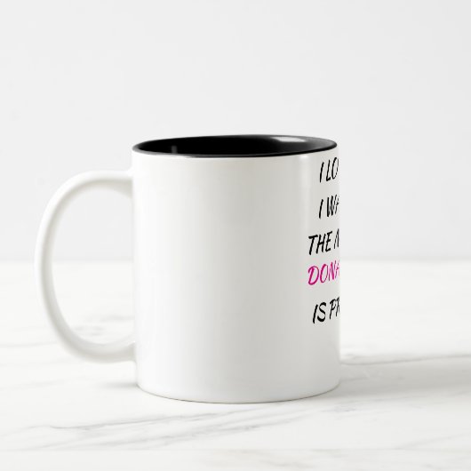 Trump ist Präsident Coffee Tasse (Links)