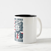 Trump ist Präsident Coffee Tasse (VorderseiteRechts)