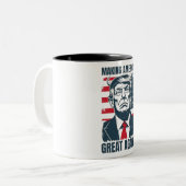 Trump ist Präsident Coffee Tasse (Vorderseite Links)