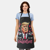 Trump ist Präsident des Valentinstag Schürze (Getragen)
