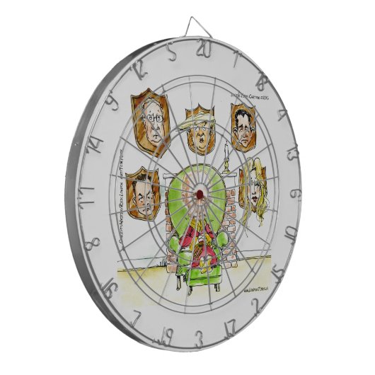 Trump ist Putin auf dem Ritz-Geschenk Dartscheibe (Vorderseite Links)