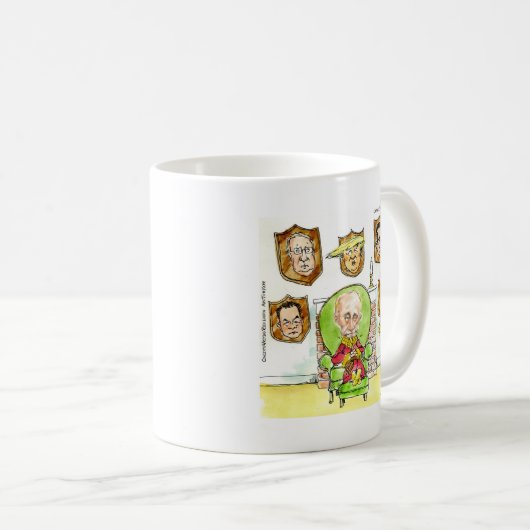 Trump ist Putin auf dem Ritz-Geschenk Kaffeetasse (VorderseiteRechts)