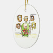 Trump ist Putin auf dem Ritz-Geschenk Keramikornament (Links)