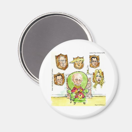 Trump ist Putin auf dem Ritz-Geschenk Magnet (Vorderseite/Rückseite)