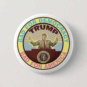 Trump ist schlecht button