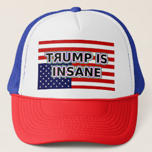 TRUMP IST UNSANE (rückwärts R) Truckerkappe
