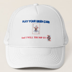 Trump-It Hat:Weiß Truckerkappe