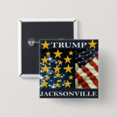 TRUMP JACKSONVILLE BUTTON (Vorne & Hinten)